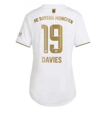 Bayern Munich Alphonso Davies #19 Bortedrakt Kvinner 2022-23 Kortermet